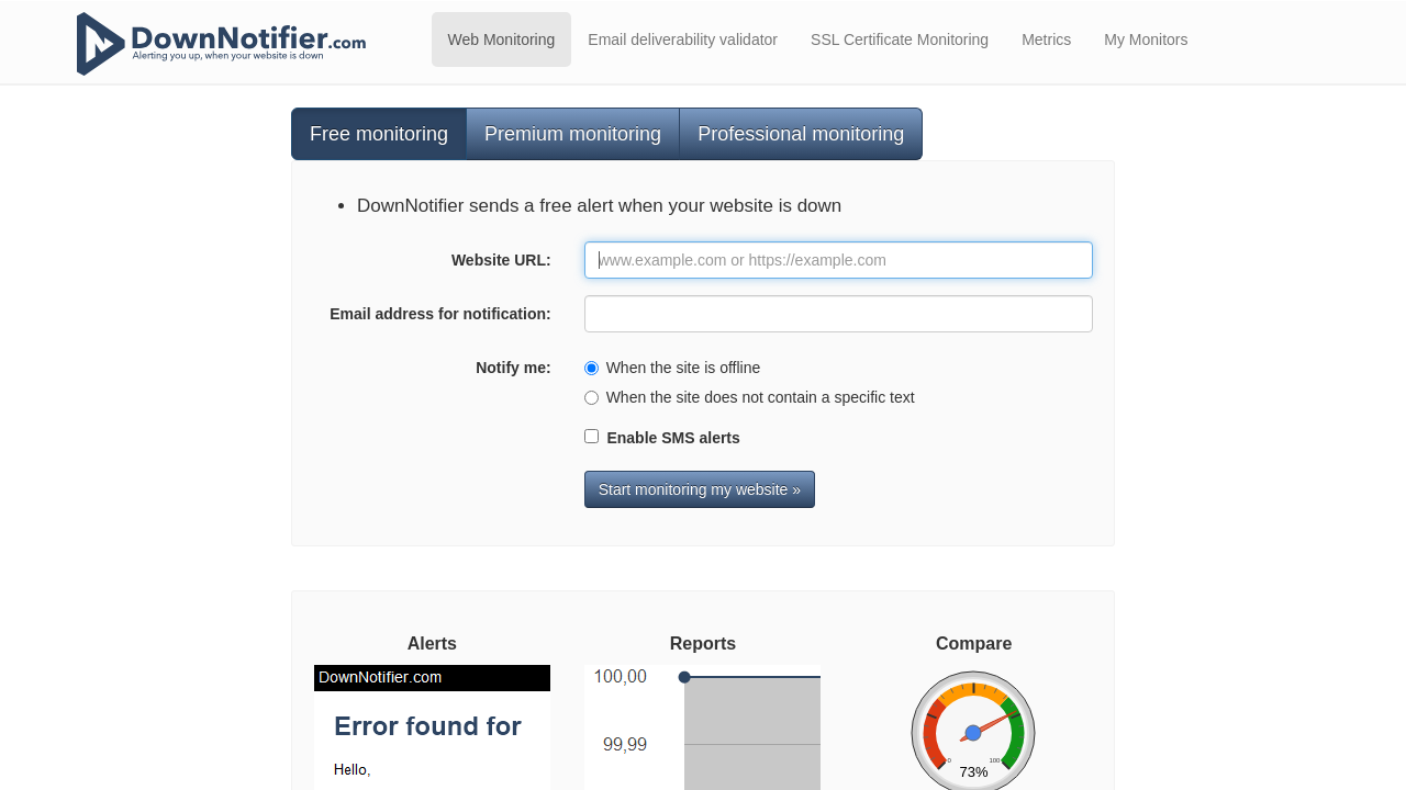 DownNotifier com